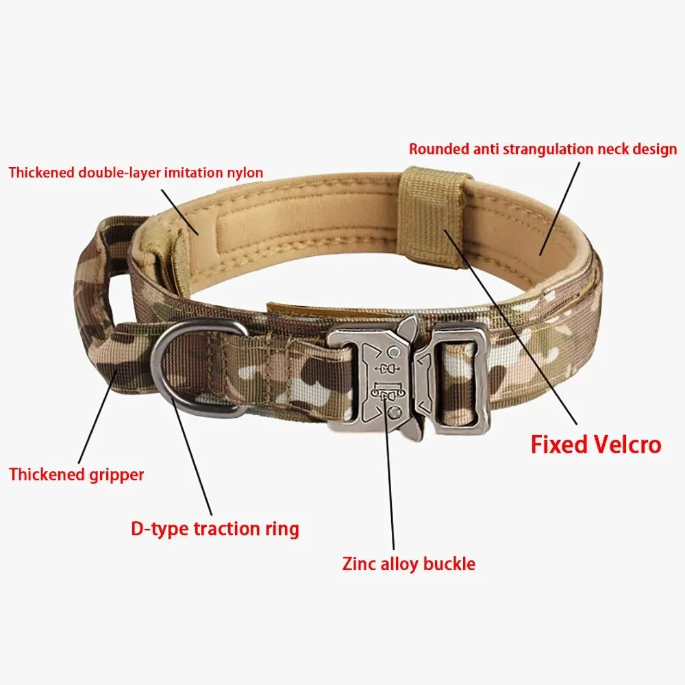 Yappy Hour Depot™ All-Season Tactical Dog Collar – Outdoor-Ready, Durable - Yappy Hour Depot