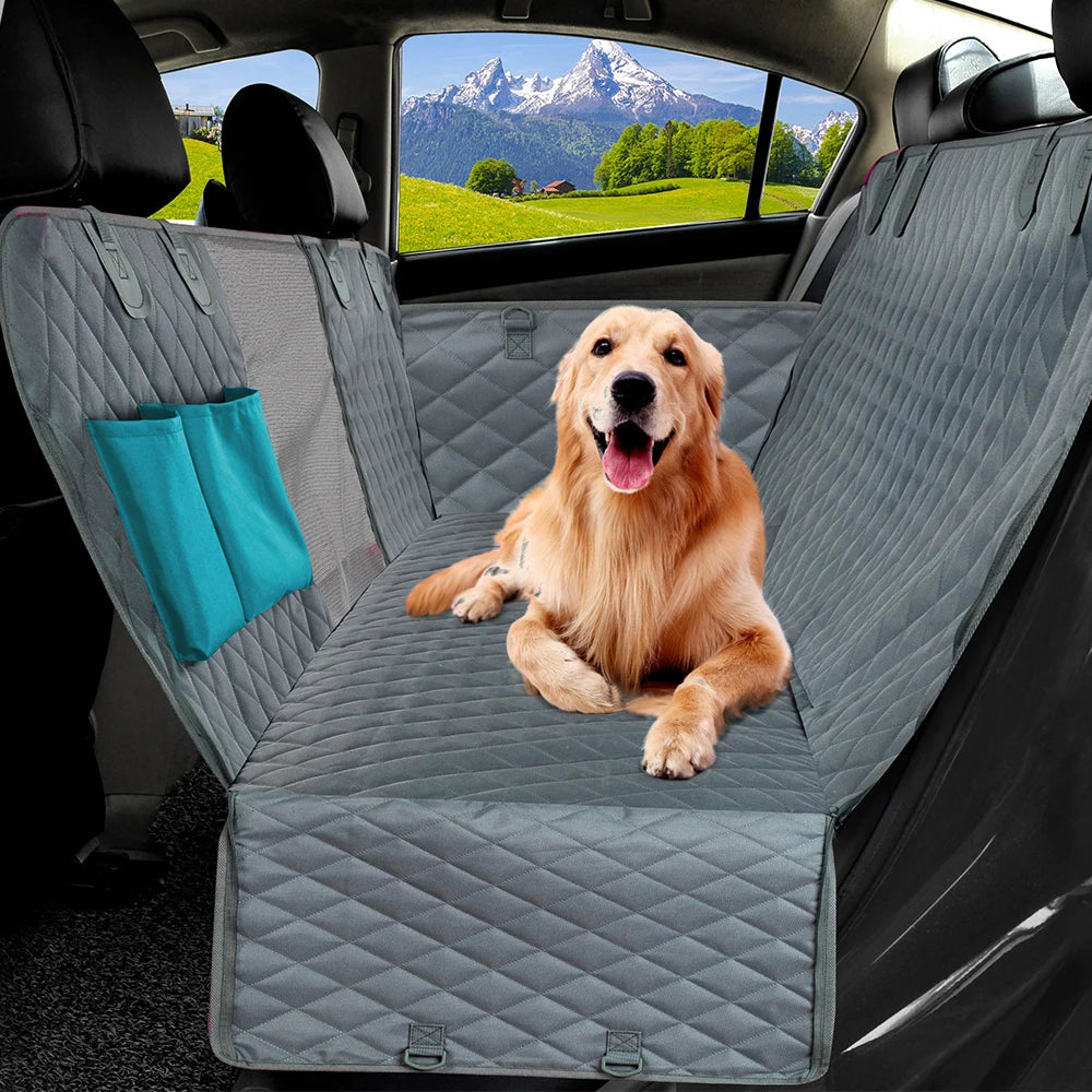 Yappy Hour Depot™ Waterproof Dog Car Seat Cover – Hammock-Style Travel Protector - Yappy Hour Depot