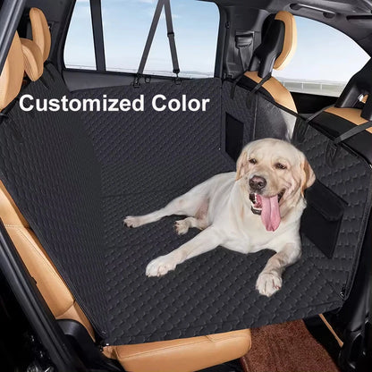 Yappy Hour Depot™ Ultimate Waterproof Hard-Bottom Design Dog Car Mat – Durable for Pets on the Go - Yappy Hour Depot